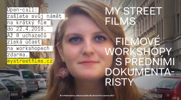Je tu pátý ročník My Street Films: Přední čeští dokumentaristé provedou začínající filmaře od prvního nápadu až k hotovému filmu