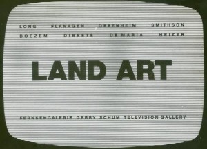 Gerry Schum, «Television Gallery», 1968 – 1969 Catalogue, 1969 | © Gerry Schum